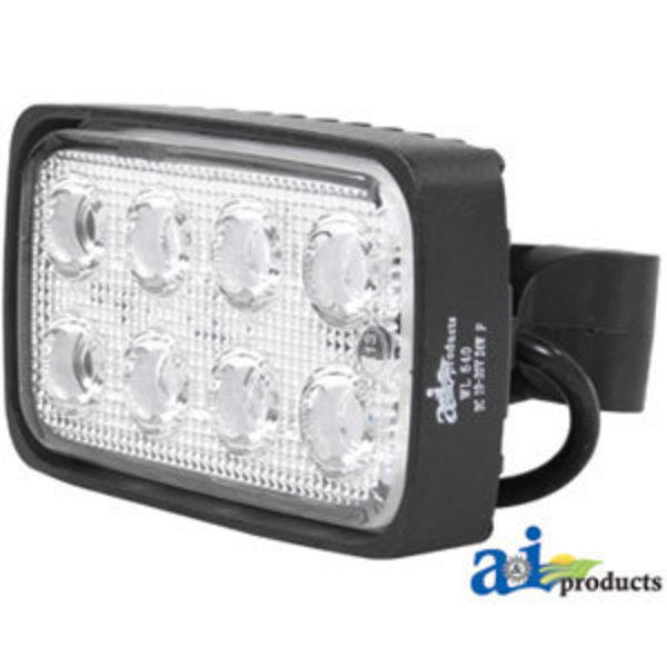 A & I Products Work Lamp, LED; Rectangle, Flood, Side Mount 7" x5" x4" A-WL640